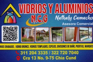 Vidrios y aluminios NCG NATHALY CAMACHO